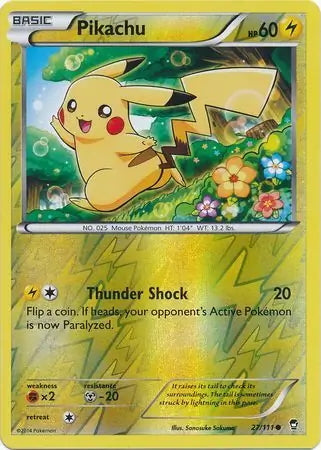 Furious Fists Pikachu #27/111 reverse holo