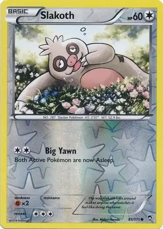Furious Fists Slakoth #81/111 reverse holo