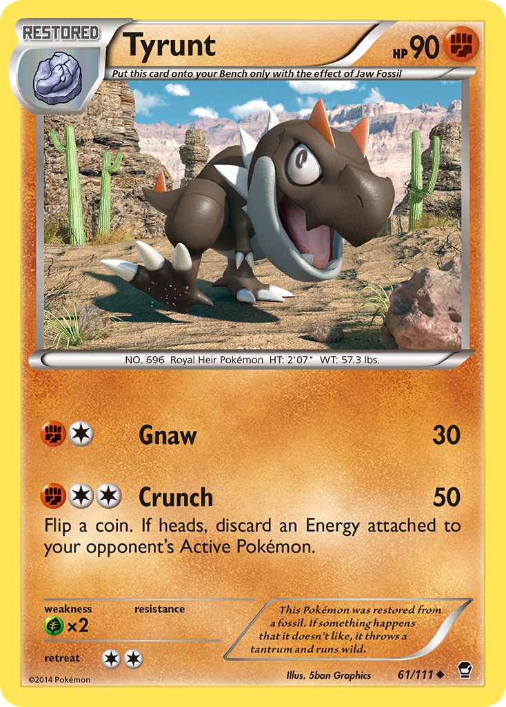 Furious Fists Tyrunt #61/111