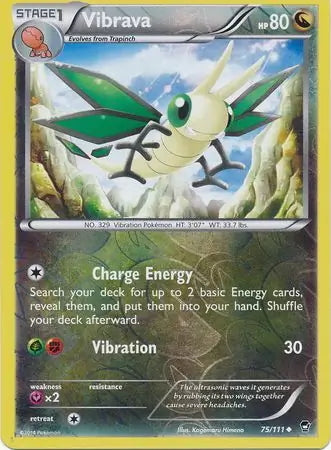 Furious Fists Vibrava #75/111 reverse holo