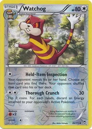 Furious Fists Watchog #85/111 reverse holo