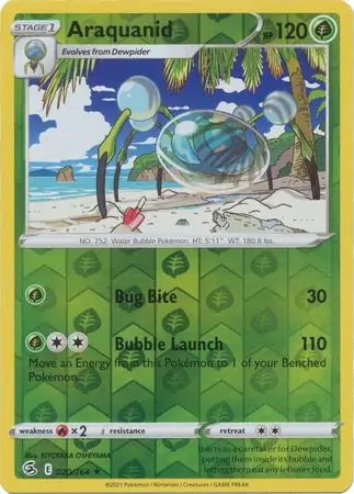 Fusion Strike Araquanid #20/264 reverse holo