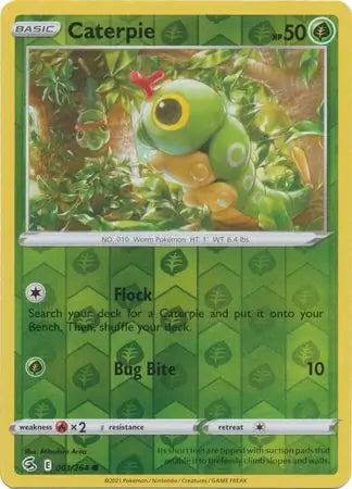 Fusion Strike Caterpie #1/264 reverse holo