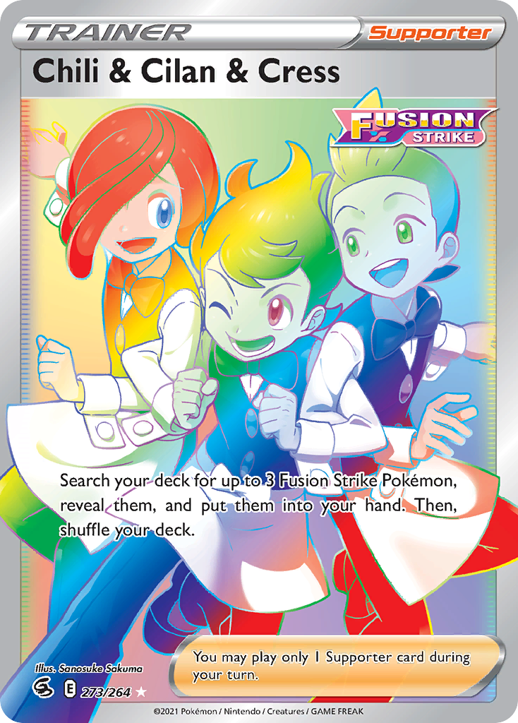 Fusion Strike Chili & Cilan & Cress #273/264