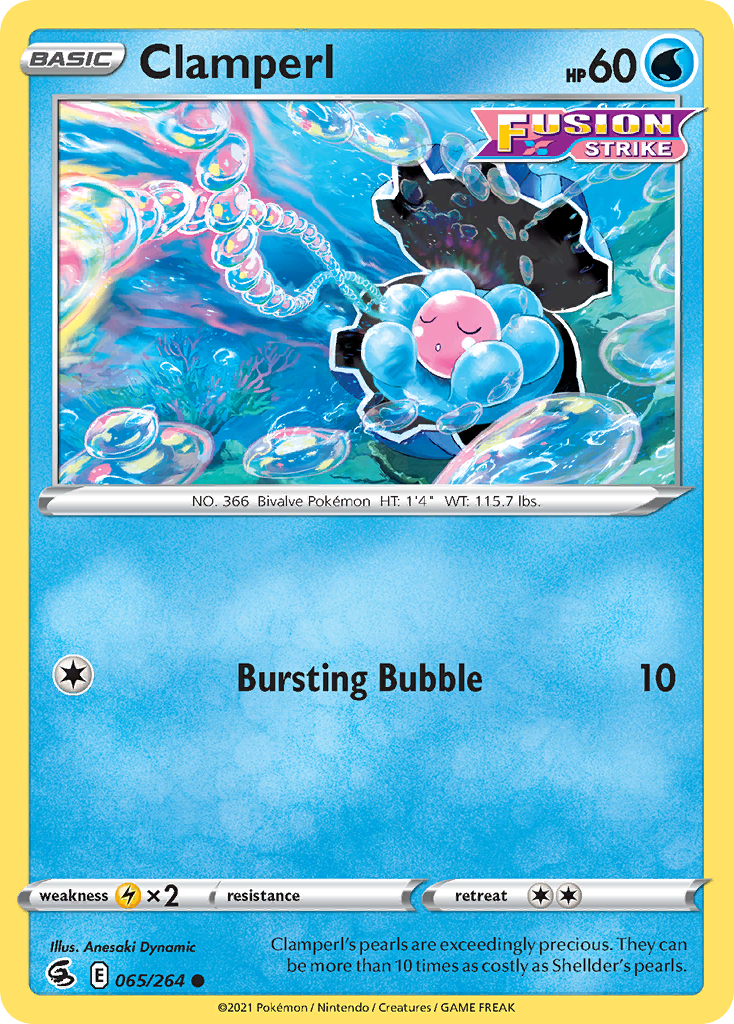Fusion Strike Clamperl #65/264