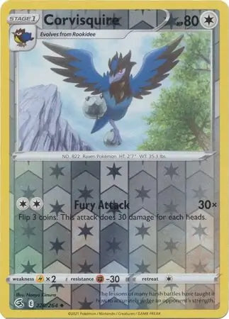 Fusion Strike Corvisquire #220/264 reverse holo