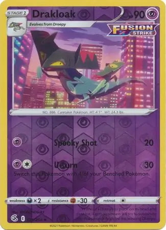 Fusion Strike Drakloak #129/264 reverse holo