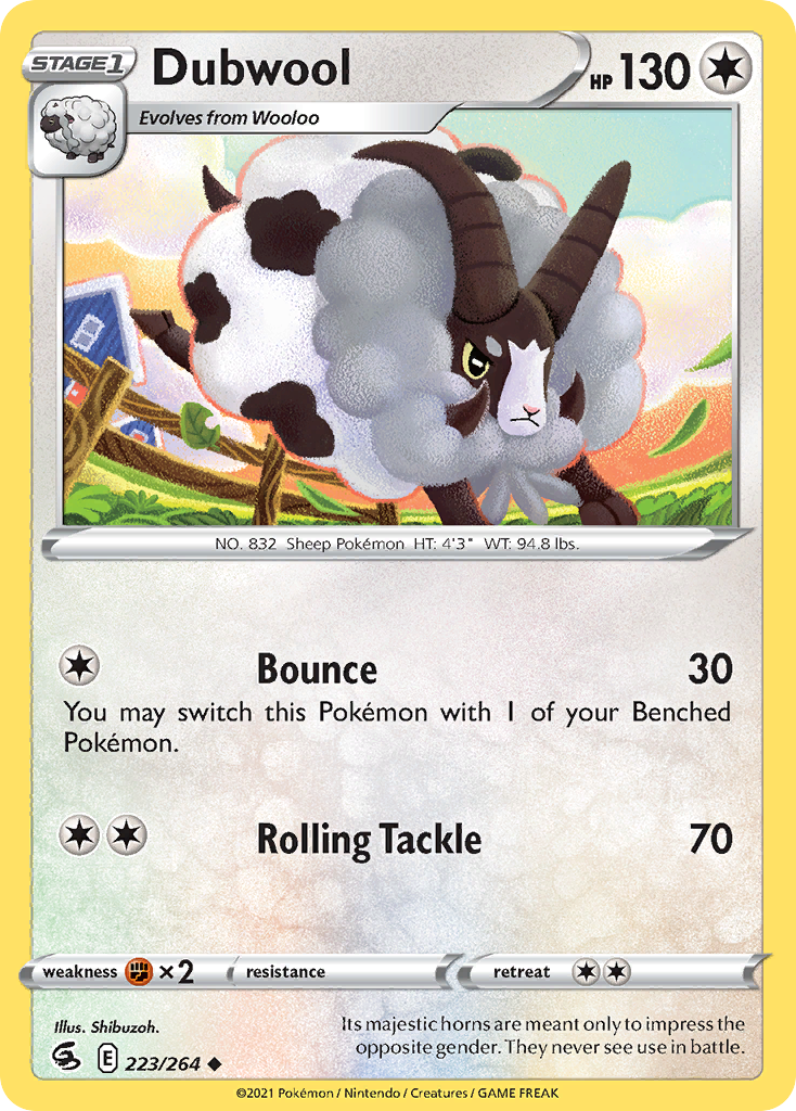 Fusion Strike Dubwool #223/264