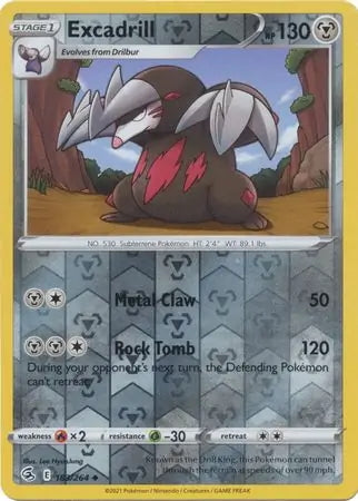Fusion Strike Excadrill #183/264 reverse holo