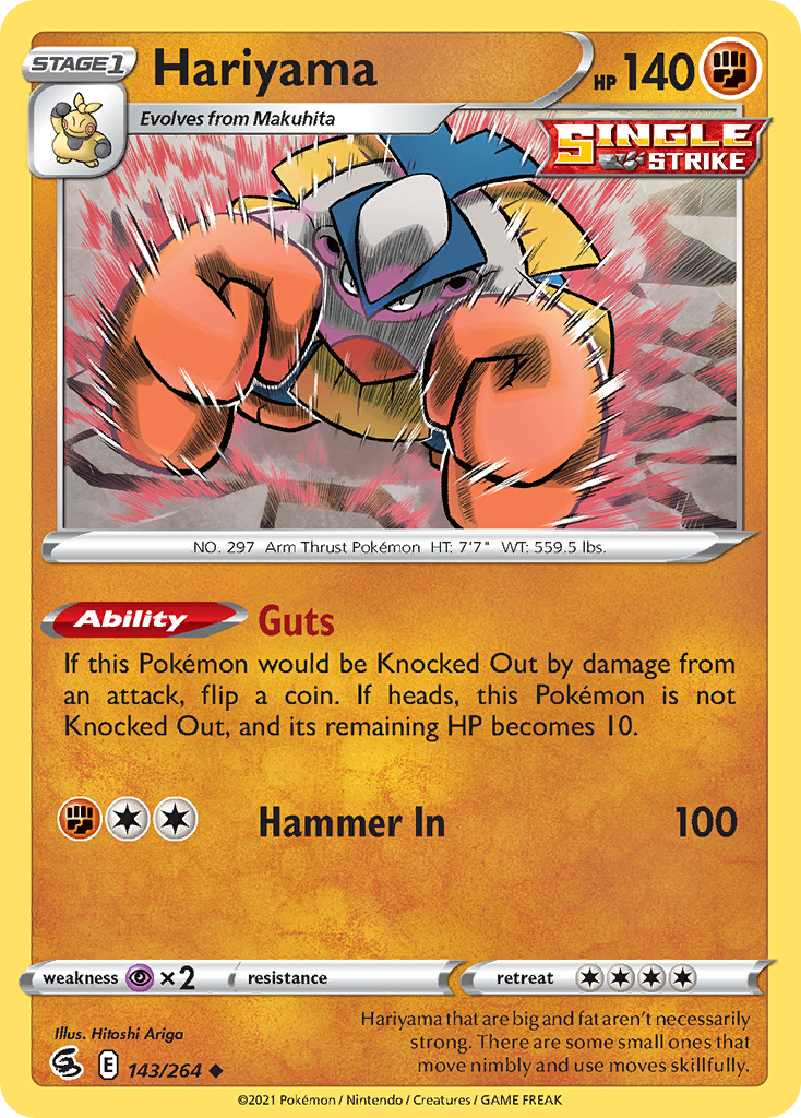 Fusion Strike Hariyama #143/264