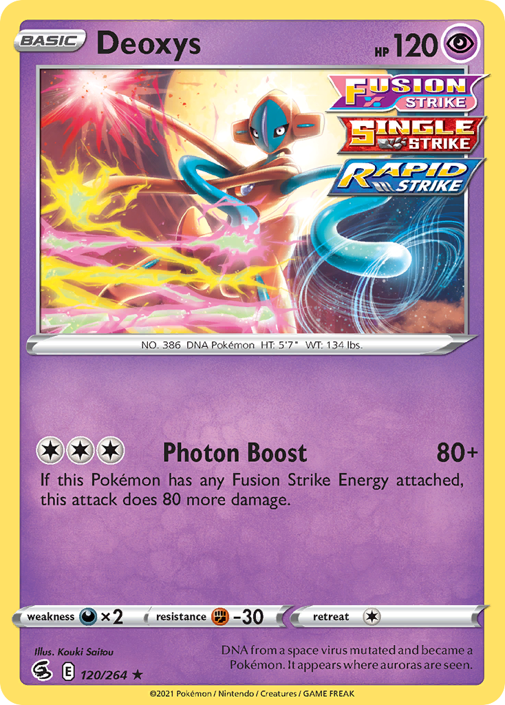 Fusion Strike Holo Deoxys #120/264
