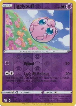 Fusion Strike Jigglypuff #110/264 reverse holo