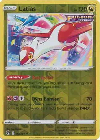 Fusion Strike Latias #193/264 reverse holo