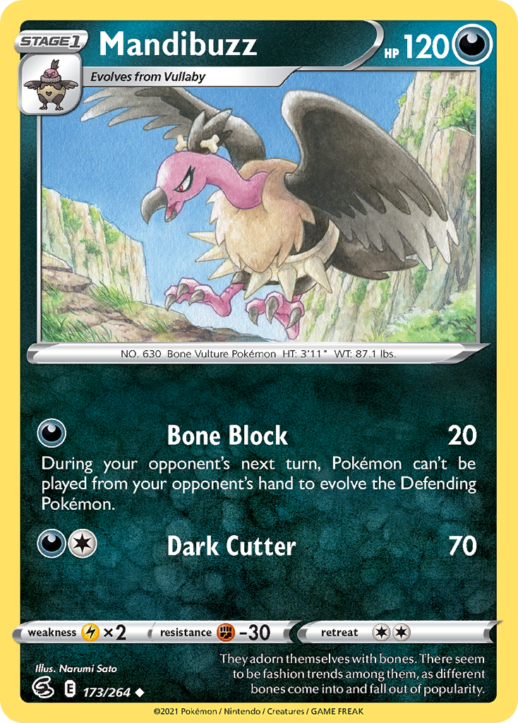 Fusion Strike Mandibuzz #173/264