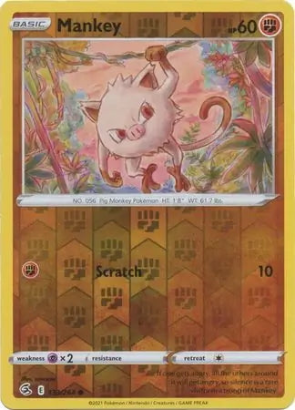 Fusion Strike Mankey #133/264 reverse holo