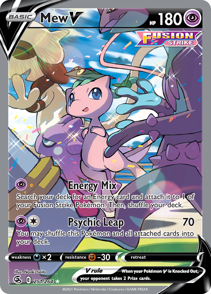 Fusion Strike Mew V #251/264