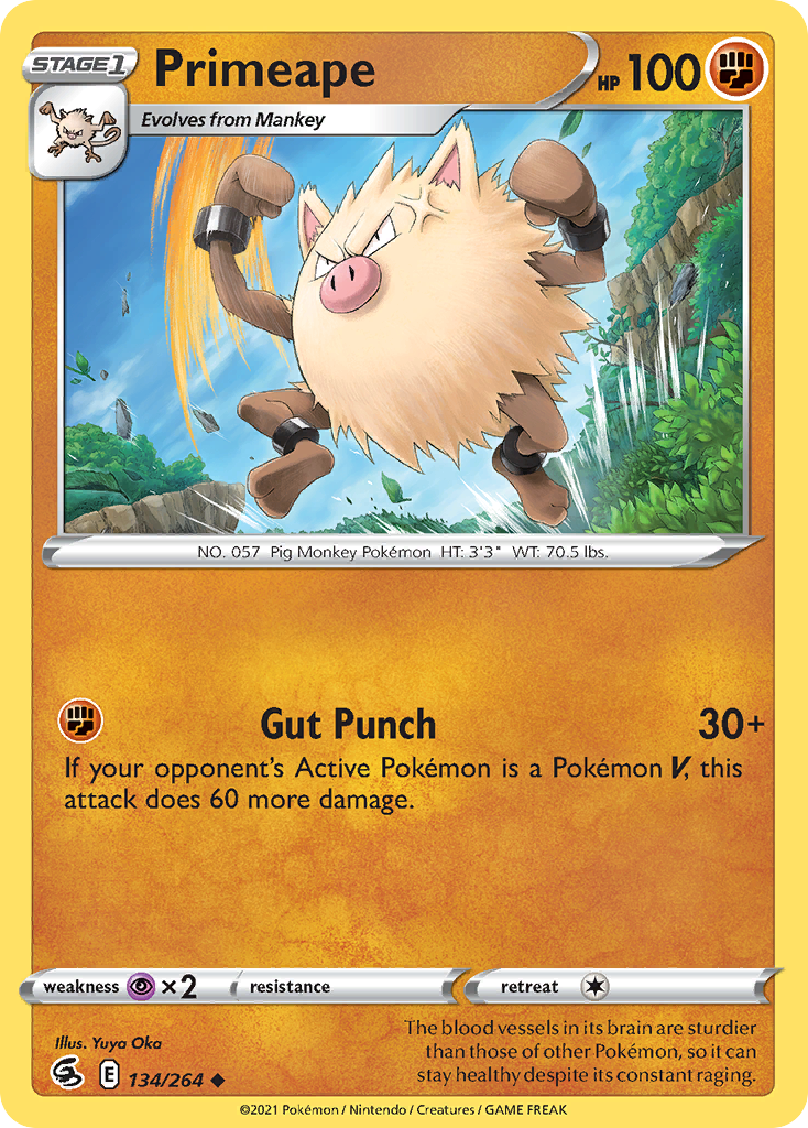 Fusion Strike Primeape #134/264