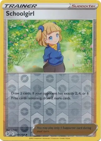Fusion Strike Schoolgirl #239/264 reverse holo