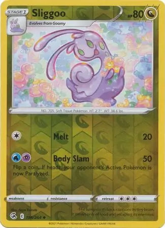 Fusion Strike Sliggoo #196/264 reverse holo