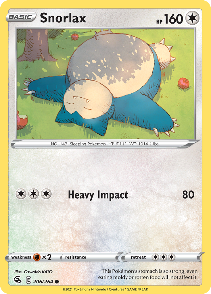 Fusion Strike Snorlax #206/264