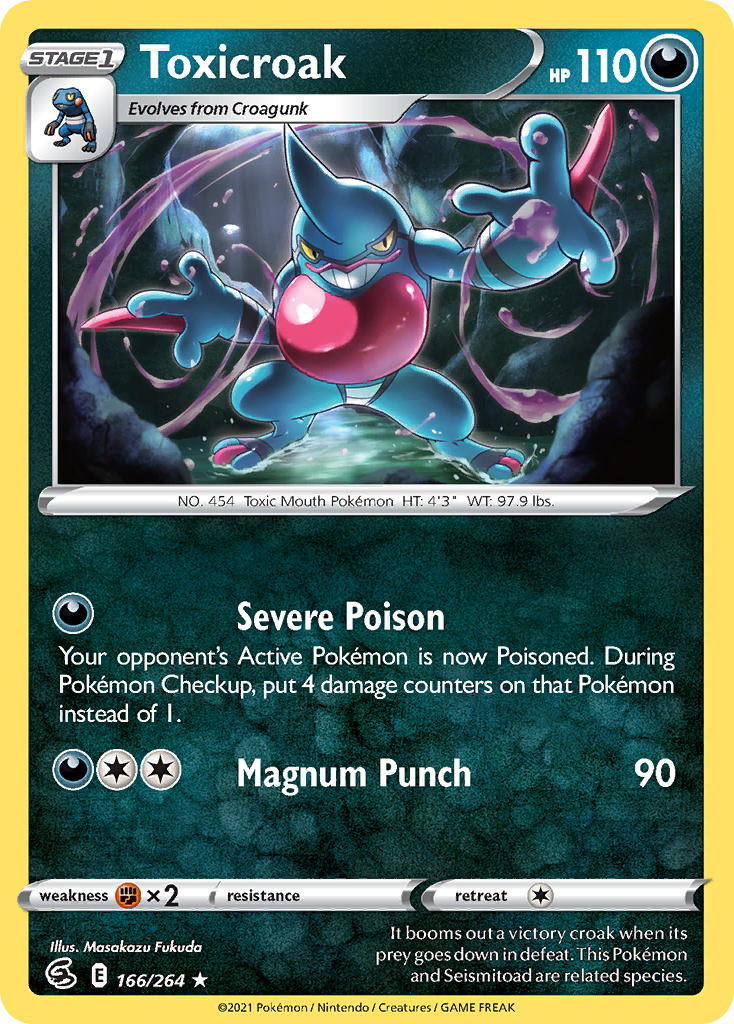 Fusion Strike Toxicroak #166/264