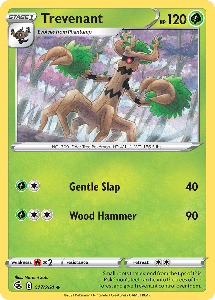 Fusion Strike Trevenant #17/264