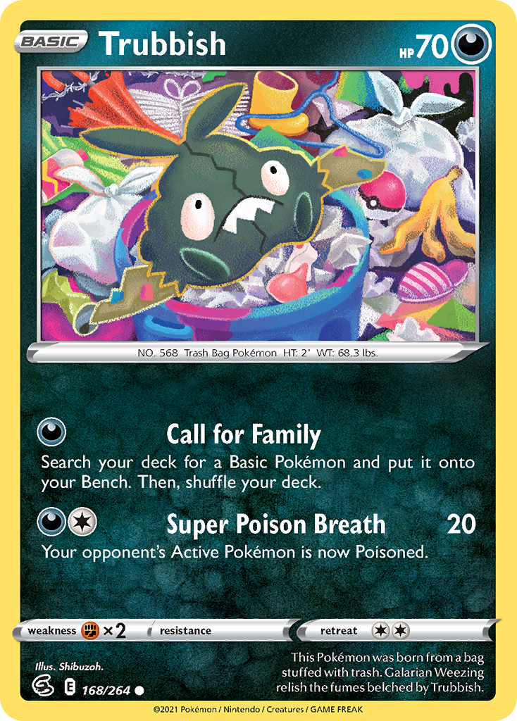 Fusion Strike Trubbish #168/264