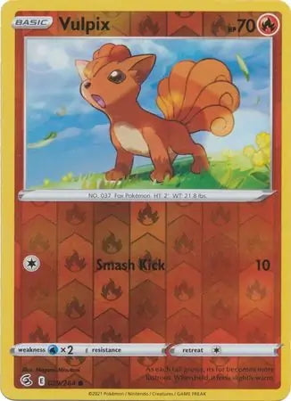 Fusion Strike Vulpix #29/264 reverse holo