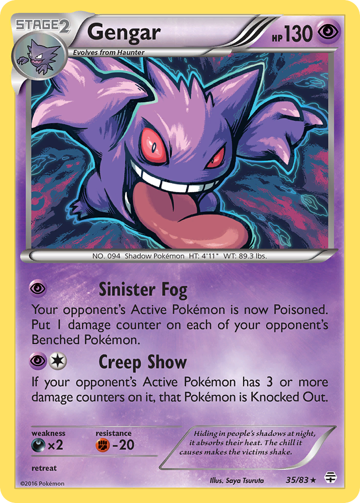 Generations Holo Gengar #35/83