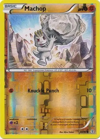 Generations Machop #40/83 reverse holo