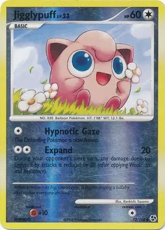 Great Encounters Jigglypuff #72/106 reverse holo