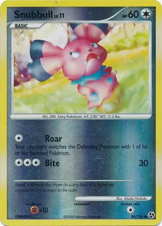 Great Encounters Snubbull #84/106 reverse holo