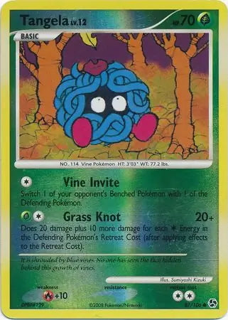 Great Encounters Tangela #87/106 reverse holo