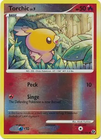 Great Encounters Torchic #89/106 reverse holo