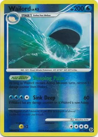 Great Encounters Wailord #30/106 reverse holo