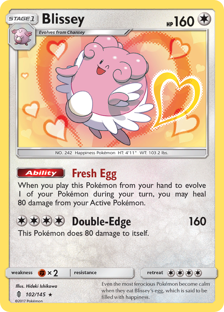Guardians Rising Holo Blissey #102/145