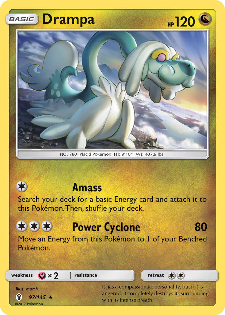 Guardians Rising Holo Drampa #97/145