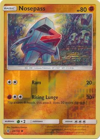 Guardians Rising Nosepass #69/145 reverse holo