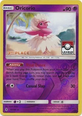 Guardians Rising Oricorio #55 Third Place League Promo