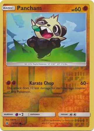 Guardians Rising Pancham #72/145 reverse holo
