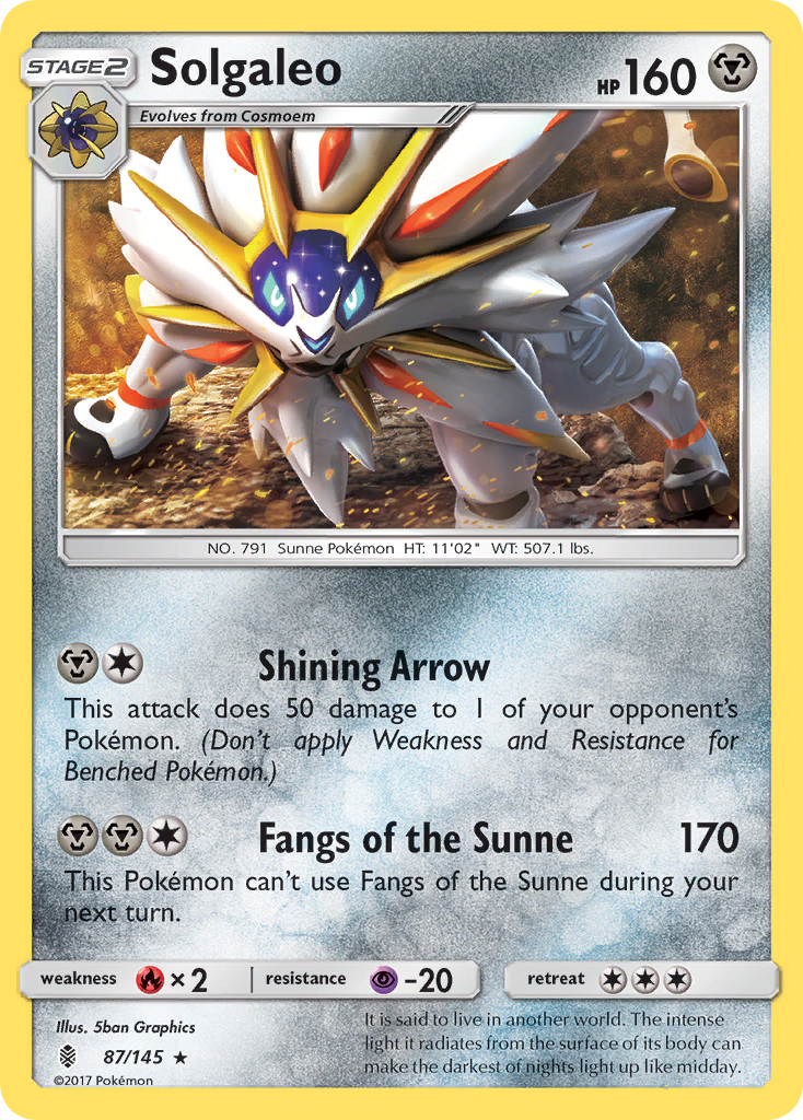 Guardians Rising Solgaleo #87/145