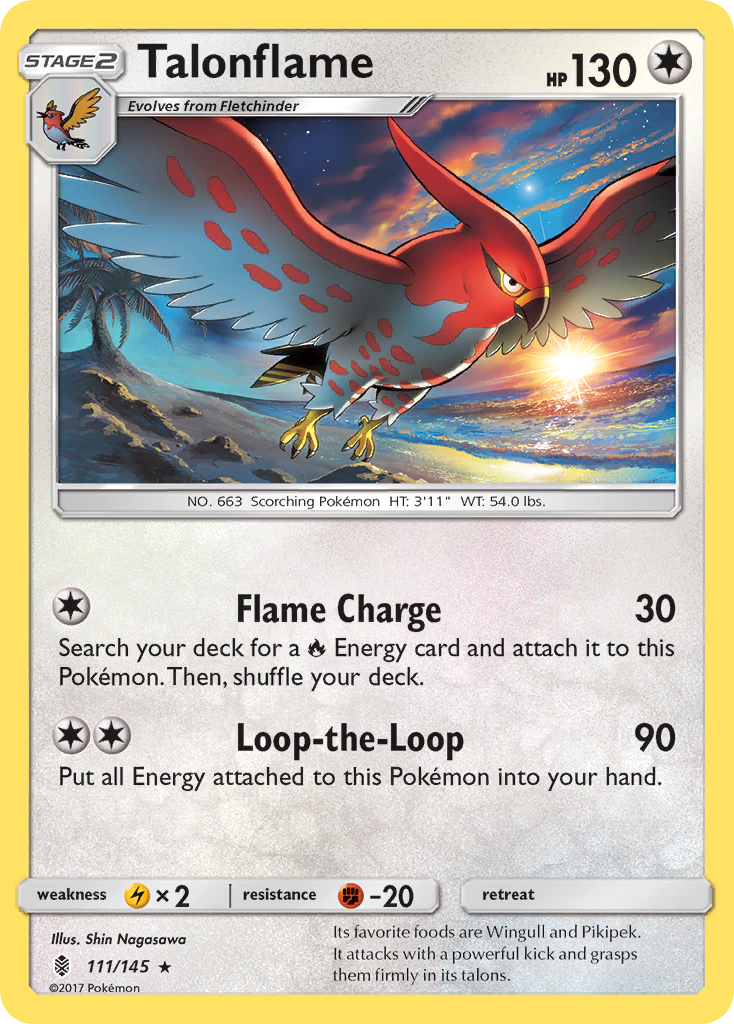 Guardians Rising Talonflame #111/145