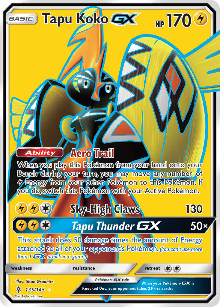 Guardians Rising Tapu Koko GX #135/145