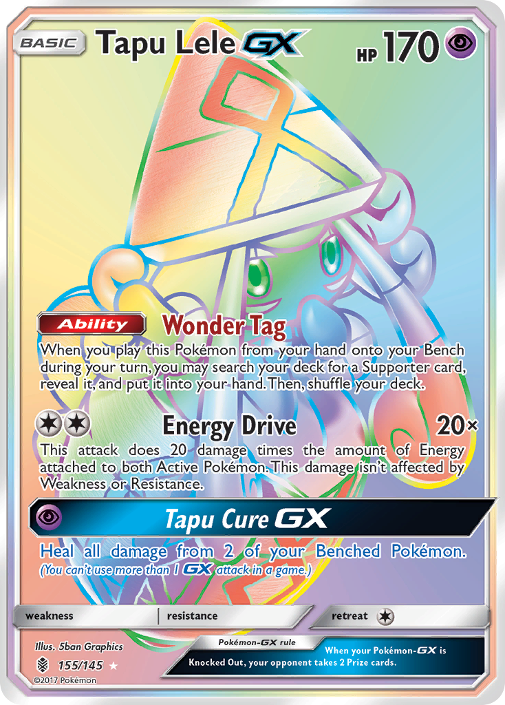 Guardians Rising Tapu Lele GX #155/145