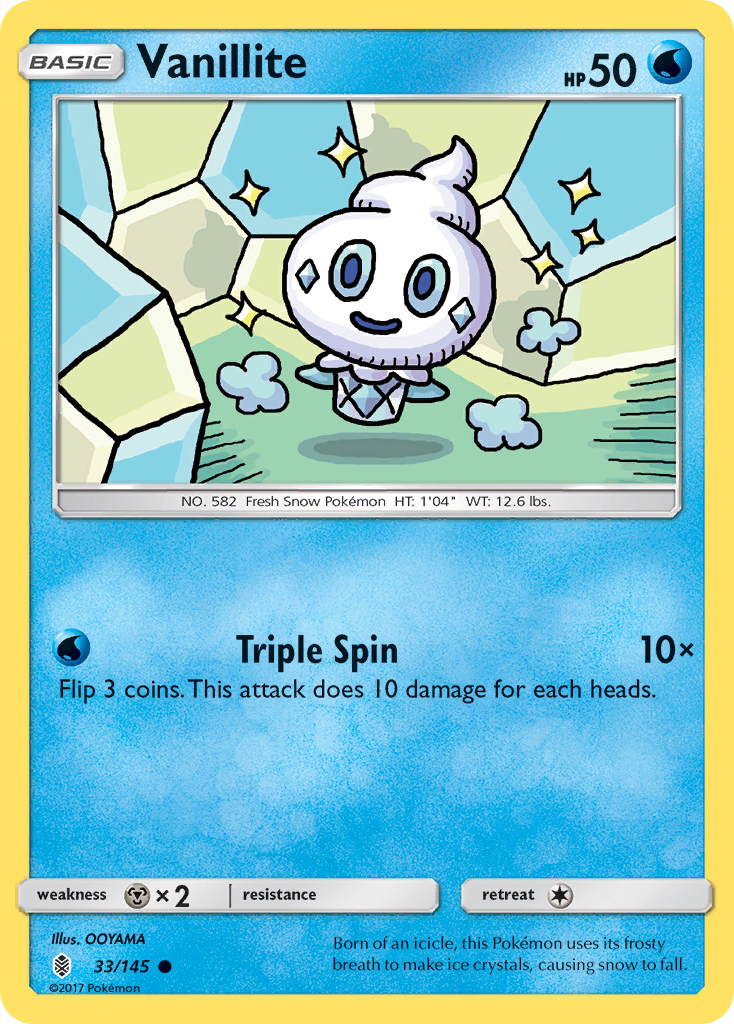 Guardians Rising Vanillite #33/145