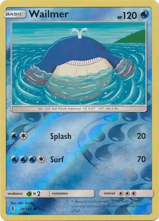 Guardians Rising Wailmer #29/145 reverse holo