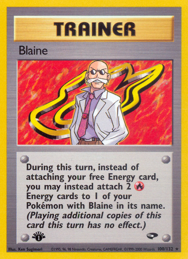 Gym Challenge Blaine #100/132 first edition