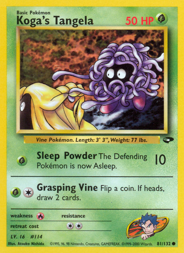 Gym Challenge Koga's Tangela #81/132 unlimited