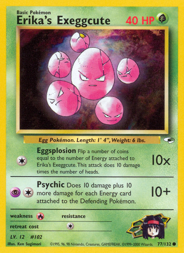 Gym Heroes Erika's Exeggcute #77/132 unlimited