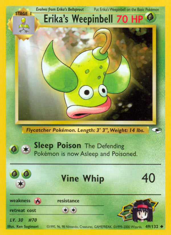 Gym Heroes Erika's Weepinbell #49/132 unlimited